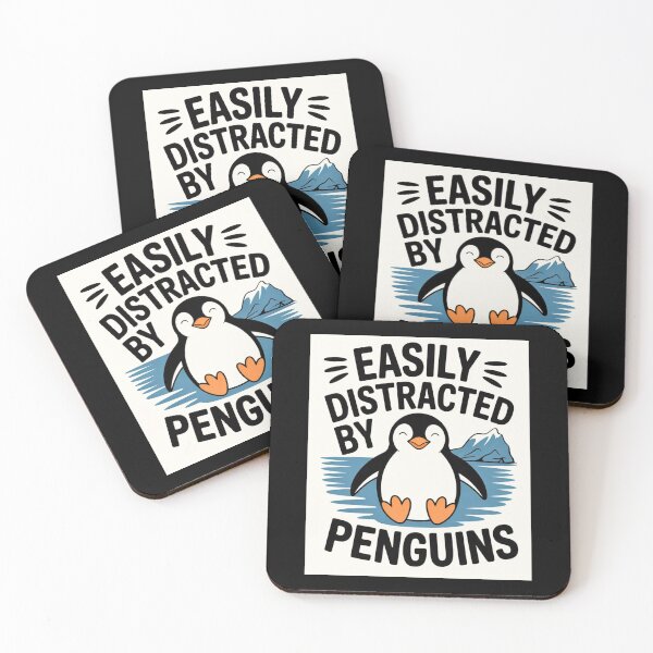 Item preview, Easily distracted by penguins  designed and sold by Agu210.