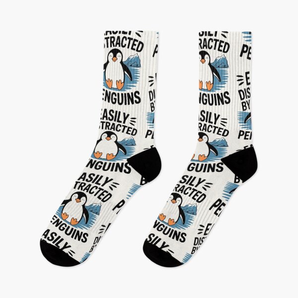 Item preview, Easily distracted by penguins  designed and sold by Agu210.