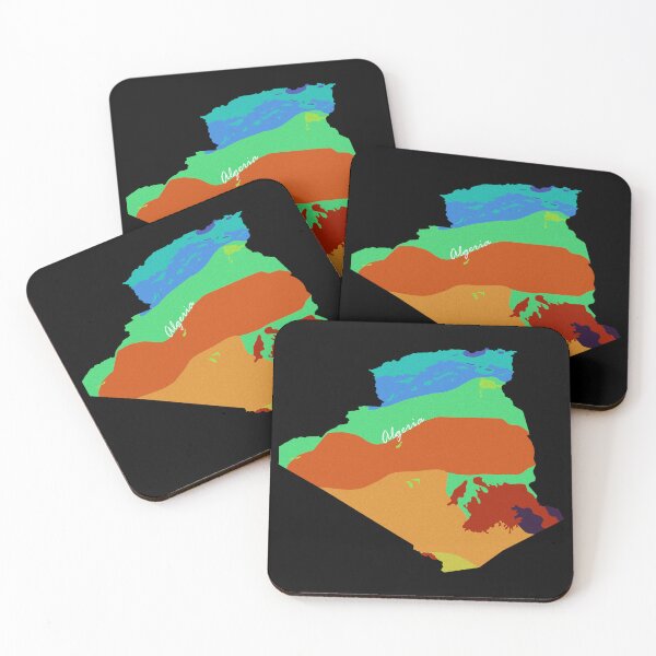 Item preview, Sketching Color Into the Earth - Algeria designed and sold by AceMaps7.