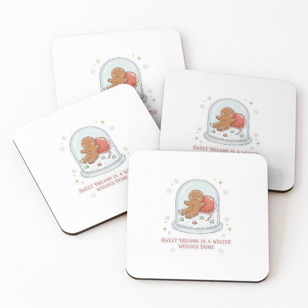 Item preview, Cozy Gingerbread Man Snow Globe Sticker designed and sold by GingyB.