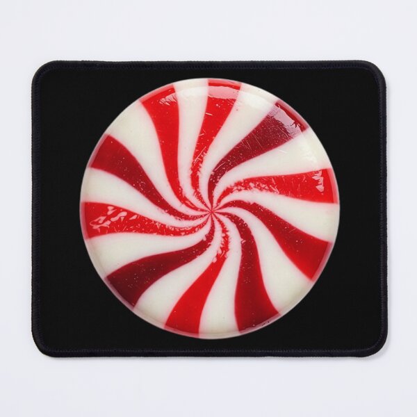 Item preview, Red and white peppermint candy in detailed swirl designed and sold by SassyArtistry.