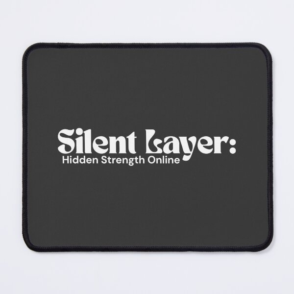 Item preview, Silent Layer: Hidden Strength Online (White Edition) – Minimalist Text | Subtle Power Quote | RETL Style designed and sold by RETL.