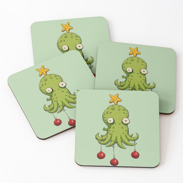 Item preview, Christmas Octopus Cute Funny Holiday Creature designed and sold by Oniyasha.