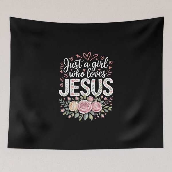 Item preview, just a girl who loves Jesus designed and sold by jkrphoto.