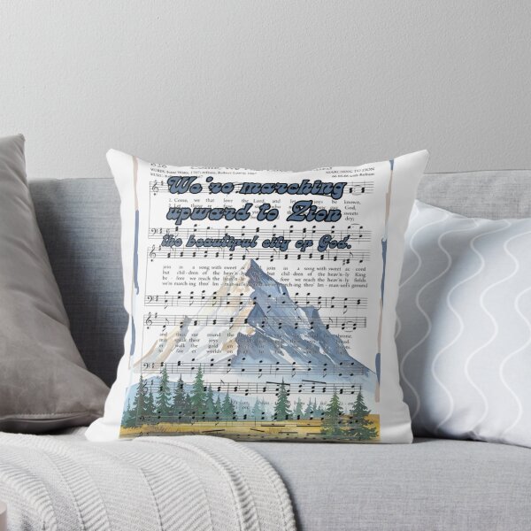 Item preview, Marching to Zion watercolor hymn print designed and sold by stella literarium.