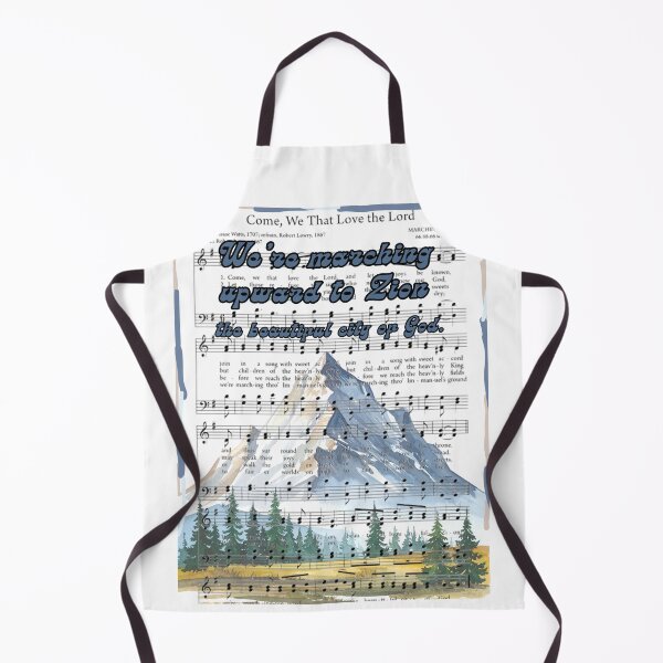 Item preview, Marching to Zion watercolor hymn print designed and sold by stella literarium.