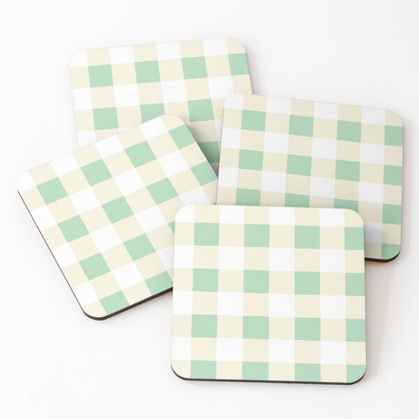 Item preview, Mint Green & Buttercream Gingham – Fresh Spring Cottage Plaid designed and sold by Christina Anderson.