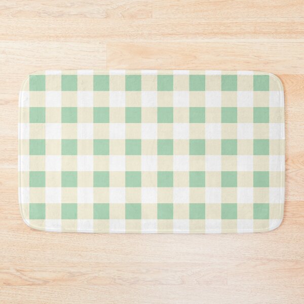 Item preview, Mint Green & Buttercream Gingham – Fresh Spring Cottage Plaid designed and sold by Christina Anderson.