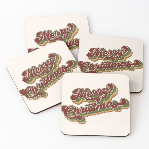 Item preview, Christmas Merry Retro Vintage Holiday Greeting designed and sold by Oniyasha.