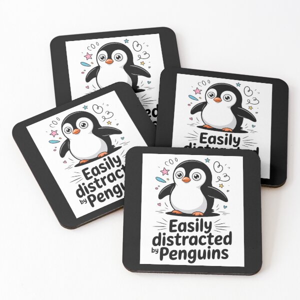 Item preview, Easily distracted by penguins  designed and sold by Agu210.