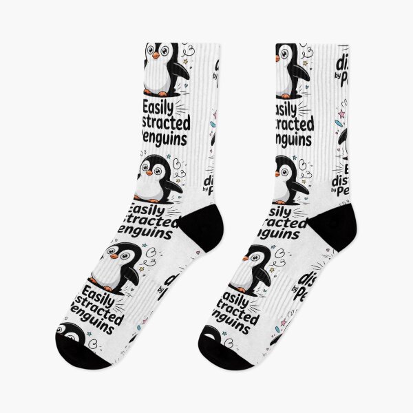 Item preview, Easily distracted by penguins  designed and sold by Agu210.