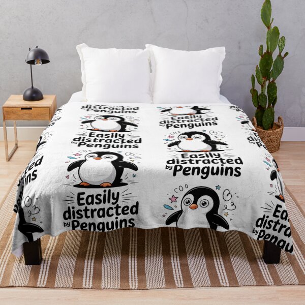 Item preview, Easily distracted by penguins  designed and sold by Agu210.