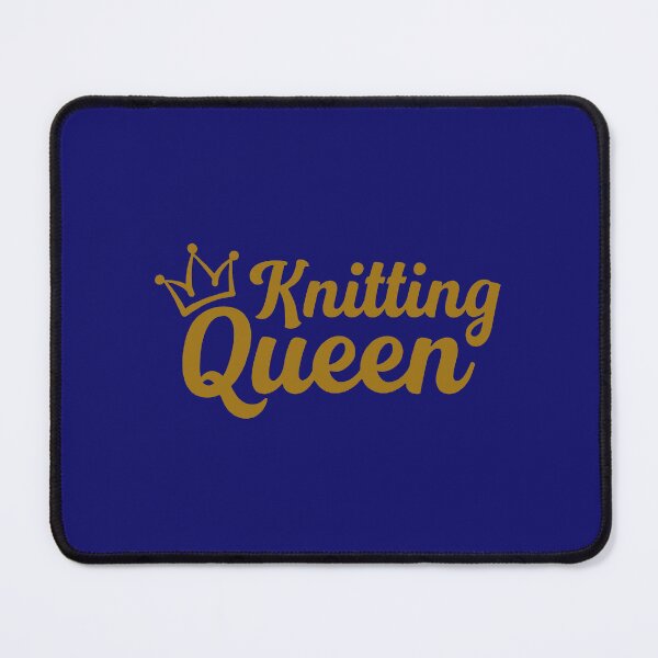 Item preview, Knitting Queen. Funny Knitting Quote. Gift for Knitter. knitting Lover designed and sold by DesignHouse07.