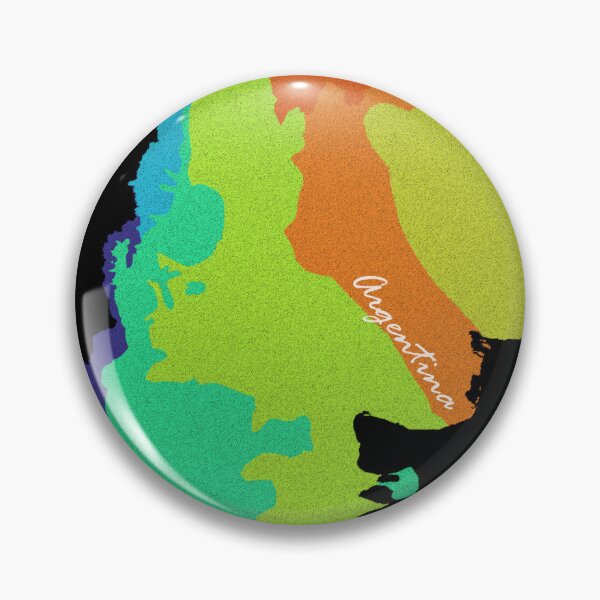Item preview, Sketching Color Into the Earth - Argentina designed and sold by AceMaps7.
