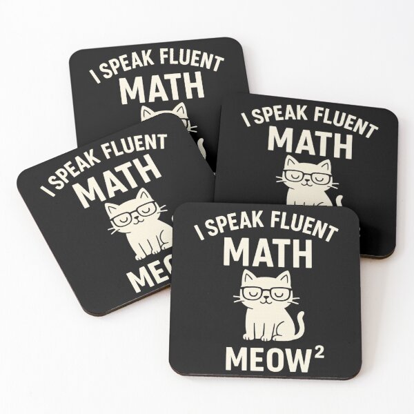 Item preview, I Speak Fluent Math Meow² – Funny Math Cat Shirt for Teachers & Students designed and sold by PurfectAttitude.