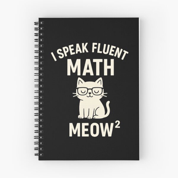 Item preview, I Speak Fluent Math Meow² – Funny Math Cat Shirt for Teachers & Students designed and sold by PurfectAttitude.