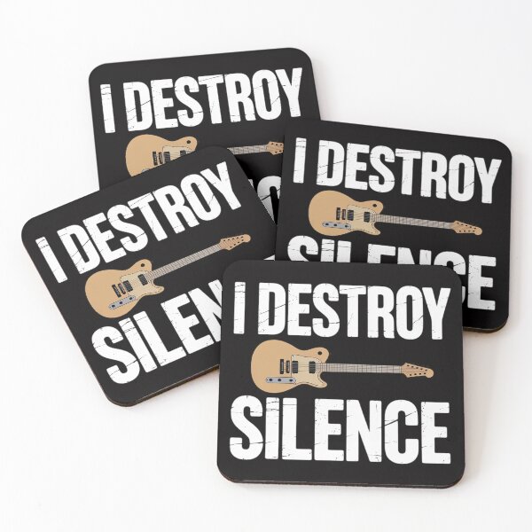 Item preview, I Destroy Silence Electric Guitars Guitarist Guitar Player designed and sold by sonlylya.