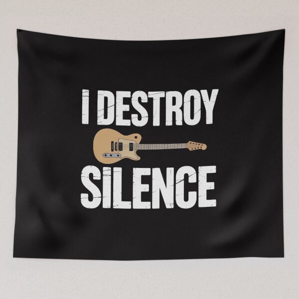 Item preview, I Destroy Silence Electric Guitars Guitarist Guitar Player designed and sold by sonlylya.
