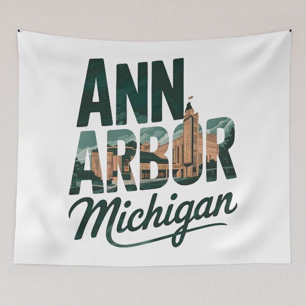 Item preview, Ann Arbor Michigan, Michigan, Ann Arbor designed and sold by MoMidoStore.