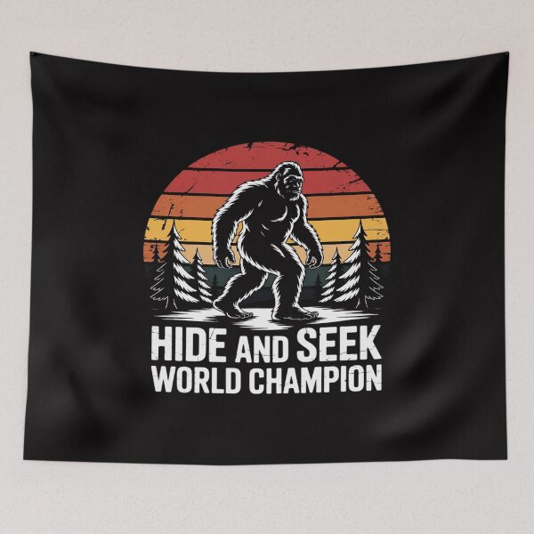 Item preview, Hide & Seek Champion  Sasquatch Bigfoot designed and sold by sonlylya.
