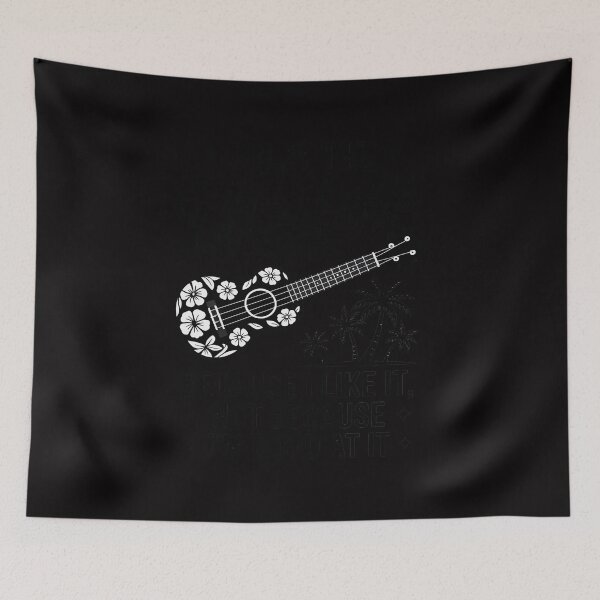 Item preview, Hawaiian Uke I Play The Ukulele Because I Like It designed and sold by sonlylya.