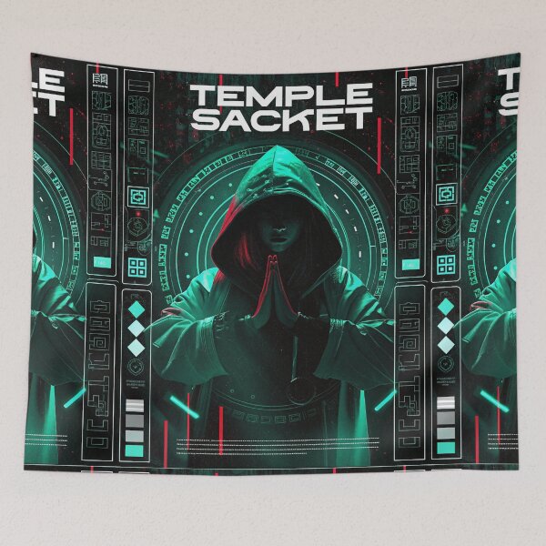 Item preview, Dynamic ritual gesture: Japanese cyberpunk figure designed and sold by Raw-Ink.