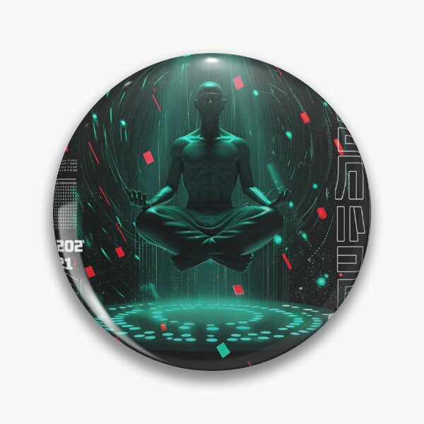 Item preview, Floating in neon: Futuristic Japanese illustration designed and sold by Raw-Ink.