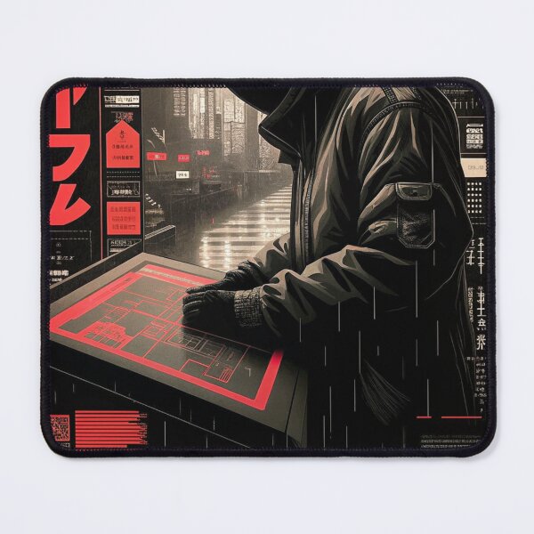 Item preview, Synthetic Priestess bowing: Modern Japanese poster designed and sold by Raw-Ink.