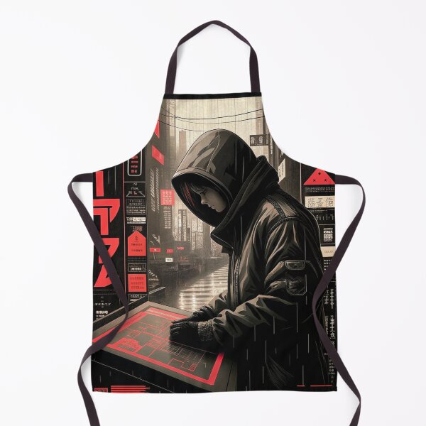 Item preview, Synthetic Priestess bowing: Modern Japanese poster designed and sold by Raw-Ink.