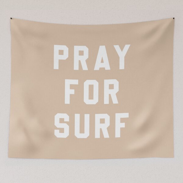 Item preview, pray for surf - sand designed and sold by corbrand.