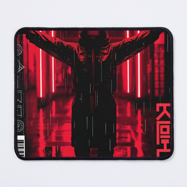 Item preview, Monochrome Red and Black: Cyberpunk Temple designed and sold by Raw-Ink.