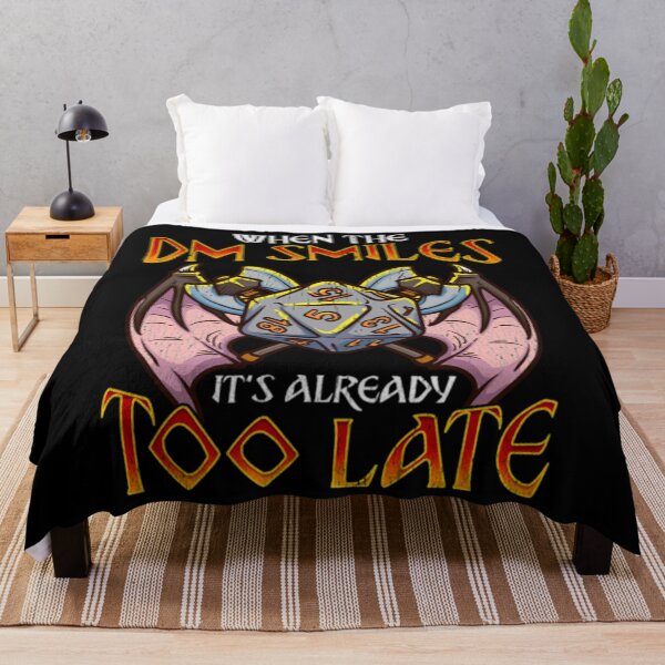 Item preview, When the DM Smiles It_s Too Late Funny Gaming Classic  designed and sold by yanar810361.