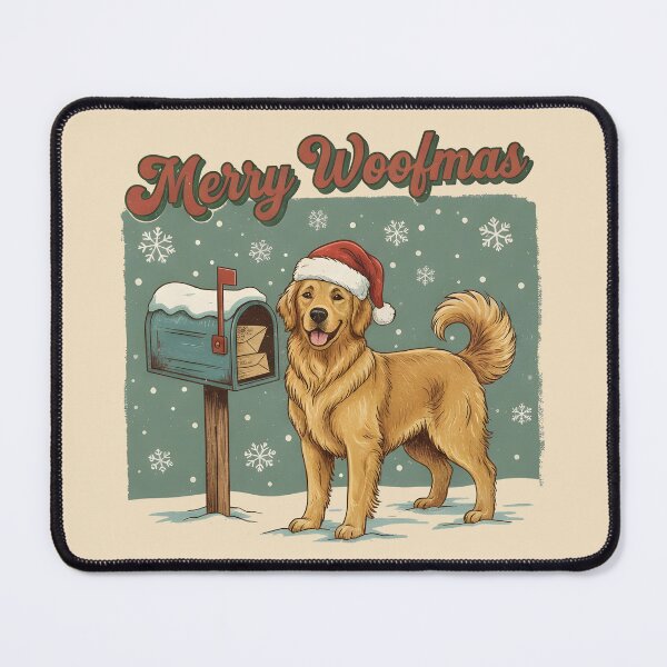 Item preview, christmas Dog merry woofman designed and sold by Uglyandcute.