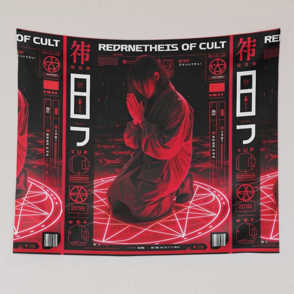 Item preview, Dystopian Aesthetic: The Mystery of the Cult in Red designed and sold by Raw-Ink.