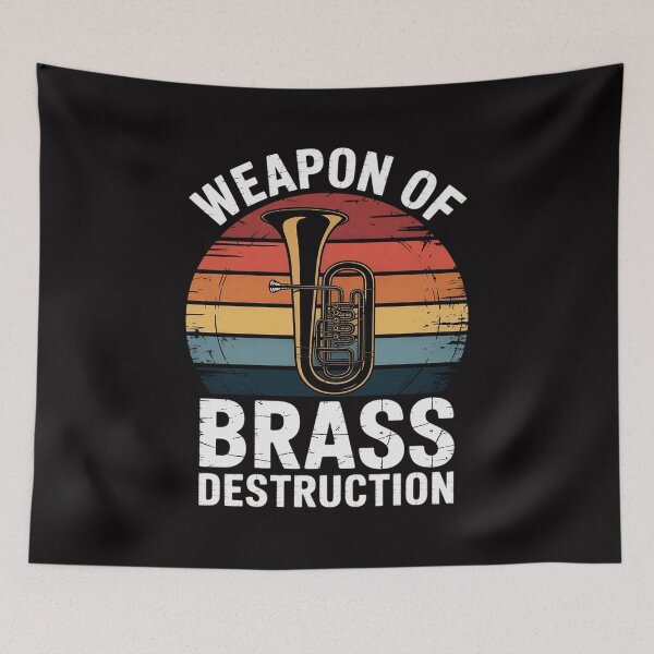 Item preview, Weapon of Brass Destruction Marching Baritone designed and sold by berniceschm.