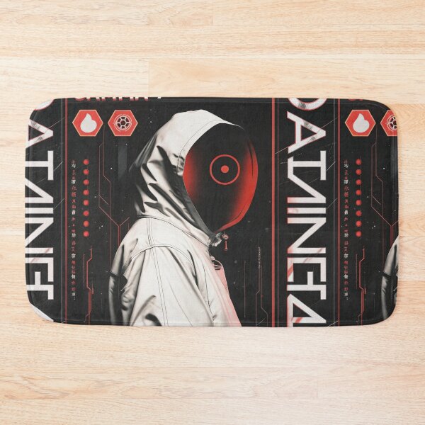 Item preview, Neo-Cyberpunk Monk: Japanese Poster Style designed and sold by Raw-Ink.