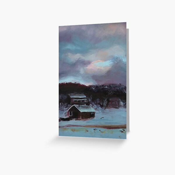Rock Creek hut, Perisher Greeting Card