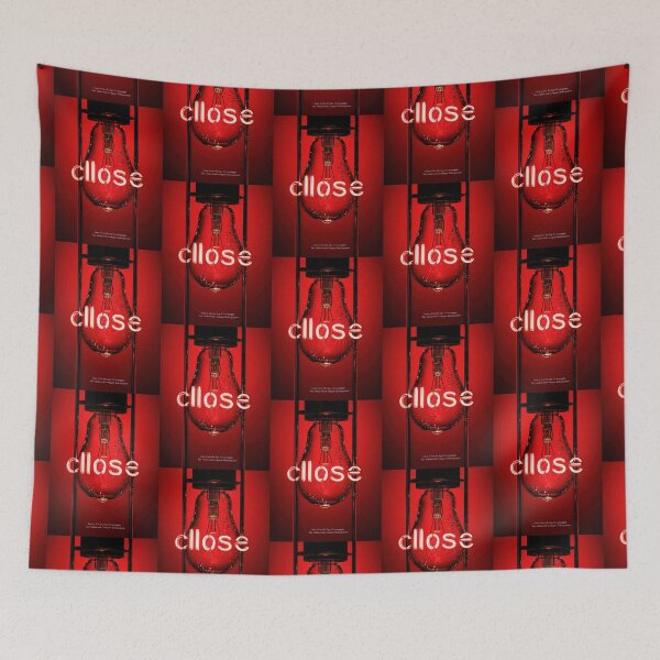 Item preview, Neon “CLOSE” Sign Inside Light Bulb – Modern Red Glow Aesthetic designed and sold by Grafititee.