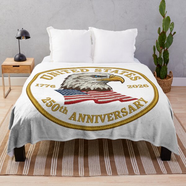 Item preview, Vintage Patriotic 250th Anniversary Eagle Patch designed and sold by chattsuede.