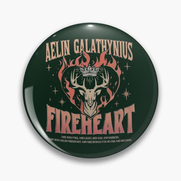 Item preview, Aelin Galathynius Fireheart Design | Throne of Glass Fanart | Sarah J. Maas Inspired Art designed and sold by theliteraryedit.