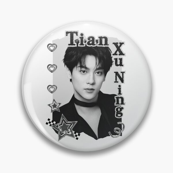 Item preview, Tian Xu Ning Rising Chinese Drama Actor celebrity modern drama star portrait illustrationBlack and White Collage Digital Art Portrait designed and sold by AJUNICE STUDIO.