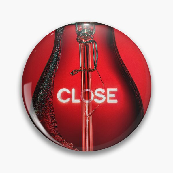Item preview, Neon “CLOSE” Sign Inside Light Bulb – Modern Red Glow Aesthetic designed and sold by Grafititee.