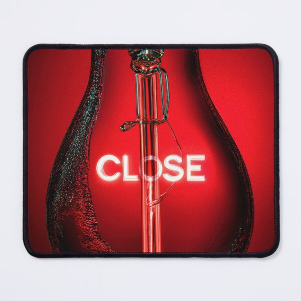 Item preview, Neon “CLOSE” Sign Inside Light Bulb – Modern Red Glow Aesthetic designed and sold by Grafititee.
