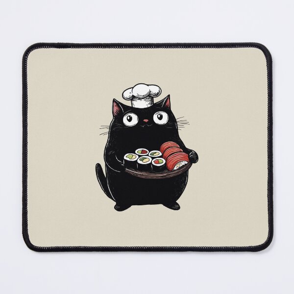 Item preview, Cooking Cat, Nigiri and Hosomaki Sushi designed and sold by OrenjiArtShop.