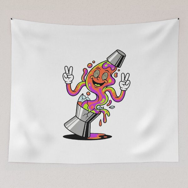 Item preview, Groovy Broken Lava Lamp - Psychedelic Melting Character designed and sold by InfiniteOrbit.