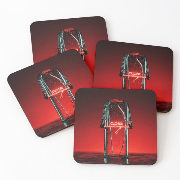 Item preview, Neon “CLOSE” Sign Inside Light Bulb – Modern Red Glow Aesthetic designed and sold by Grafititee.