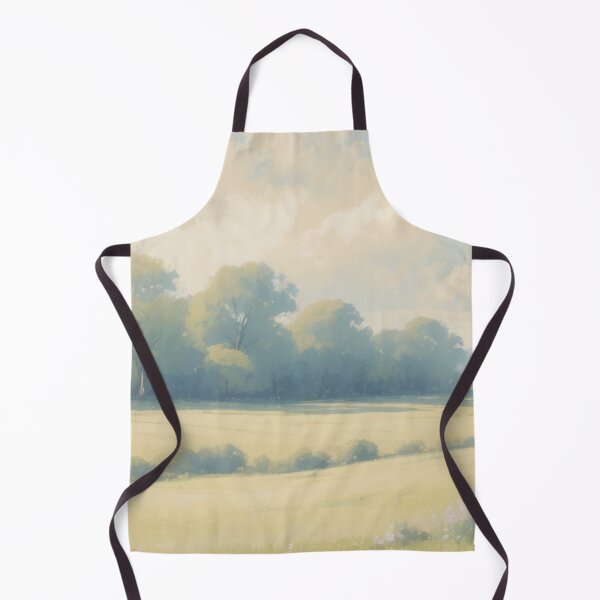 Item preview, Blooming Pastel Meadow Landscape designed and sold by ArtComixHaven.
