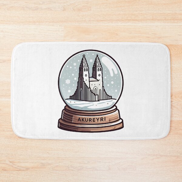 Item preview, Akureyri Church Snow Globe Souvenir designed and sold by GREENZ0NE.