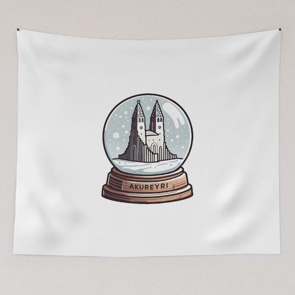 Item preview, Akureyri Church Snow Globe Souvenir designed and sold by GREENZ0NE.