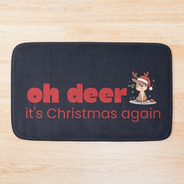 Item preview, Oh Deer It's Christmas Again! Grumpy Reindeer Pun Sarcastic Holiday Gift designed and sold by KaBaRen.